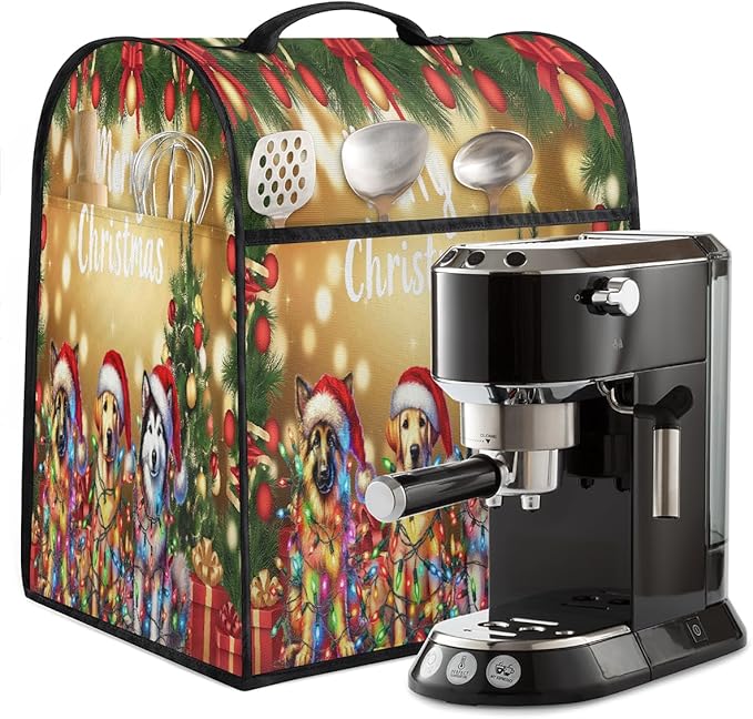 cfpolar Kitchen Aid Mixer Cover Compatible with 6-8 Quarts Christmas Ball Dog Stand Mixer Cover Kitchen Aid Mixers Accessories Appliance Organizer Bag Dust Covers with Zipper Pocket