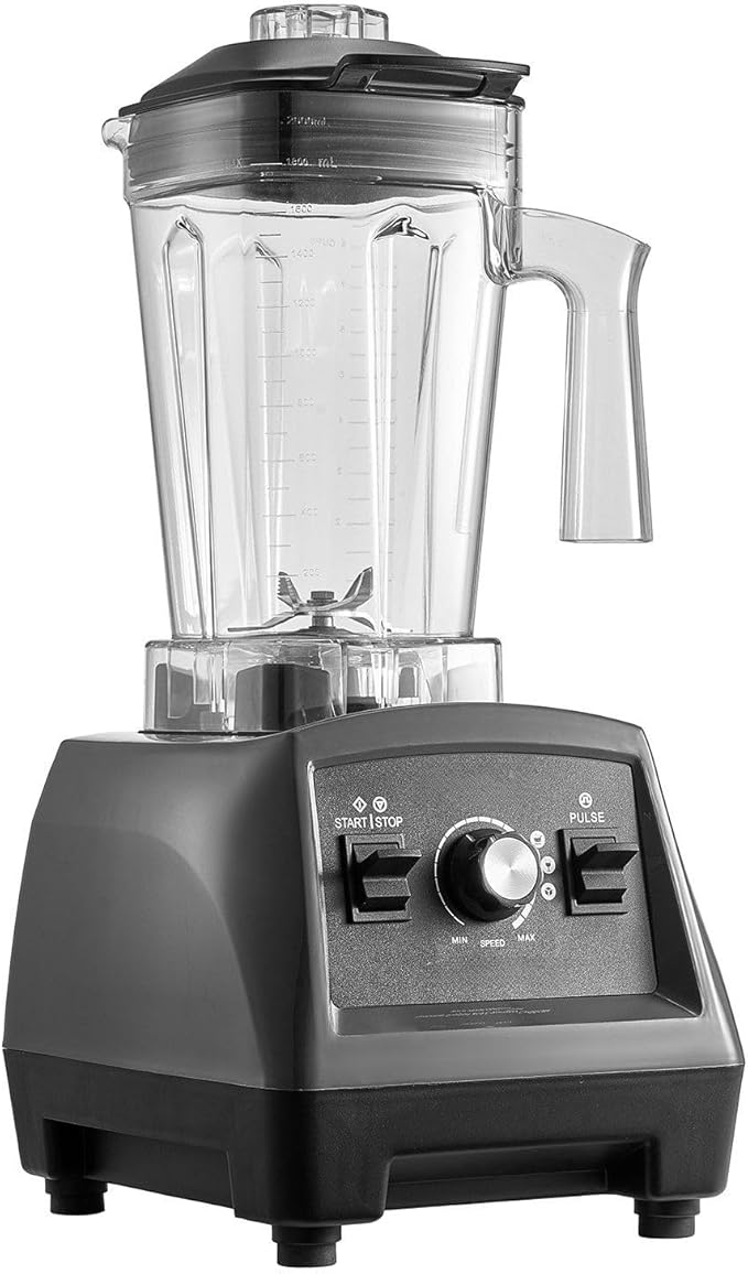 1400W Professional Blender 61 oz Large Capacity Smoothie Blender with Preset Modes &amp Self-Clean Powerful Motor for Crushing Ice Frozen Fruit Nuts for Shakes Juice Kitchen