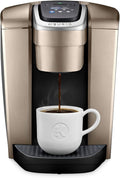 Keurig K-Elite Single Serve K-Cup Pod Coffee Maker with Strength and Temperature Control Iced Coffee Capability 8 to 12oz Brew Size Programmable Brushed Gold