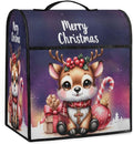 cfpolar Kitchen Aid Mixer Cover Compatible with 6-8 Quarts Christmas Deer Holly Elk Stand Mixer Cover Kitchen Aid Mixers Accessories Appliance Organizer Bag Dust Covers with Zipper Pocket