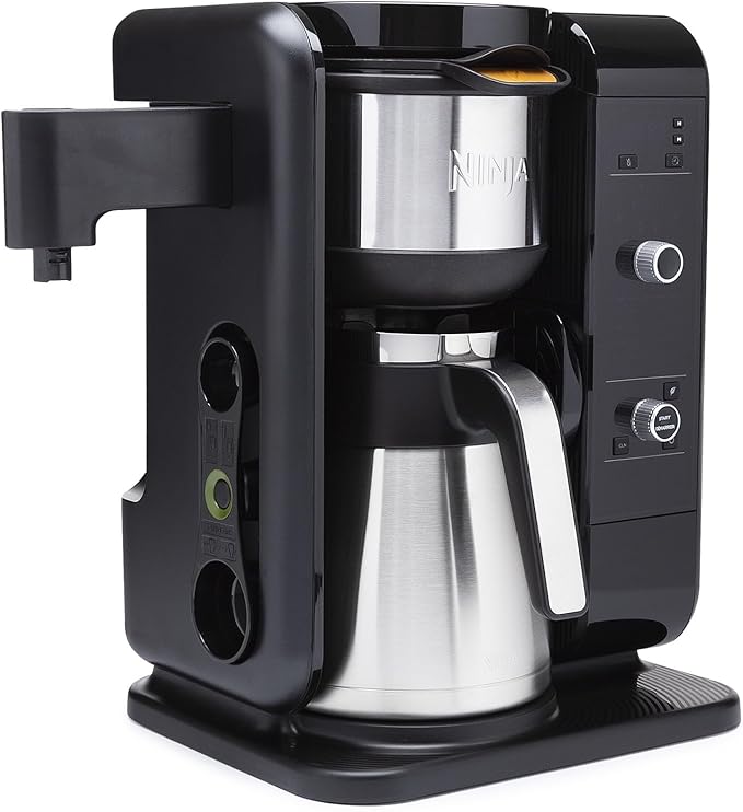 Ninja CP307 10-Cup Hot &amp Cold Brewed System Black