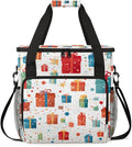 Christmas Gift Box Coffee Maker Carrying Bag Colorful Graffiti Travel Storage Bag Compatible with K-Mini or K-Mini Plus Single Serve Coffee Brewer Carrying Case with Pockets &amp Shoulder Strap
