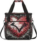 Graffiti Baseball Coffee Maker Carrying Bag Heart Baseball Travel Storage Bag Compatible with K-Mini or K-Mini Plus Single Serve Coffee Brewer Carrying Case with Multiple Pockets &amp Shoulder Stra