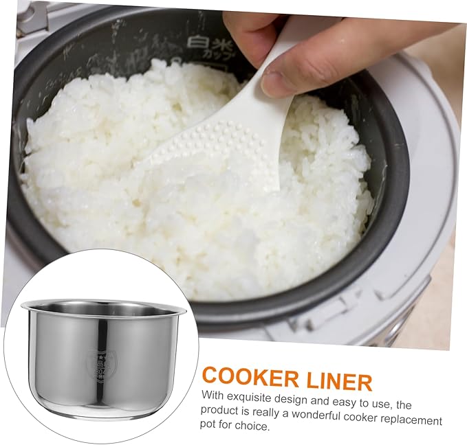 Rice Cooker Liner Stainless Steel Non Stick Pan -wave Oven