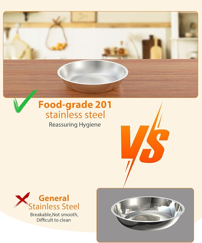 Superior 5QT Round Stainless Steel Chafing Dishes Buffet Set – Glass Lids Spoon &amp Tweezers Food Warmer Server for Catering &amp Events Rose Gold – 6-Pack 6-Piece Set