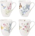 Lenox 897911 Butterfly Meadow Herbs Mugs Set Of 4