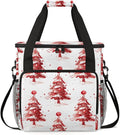 Fantastic Tree Xmas Coffee Maker Carrying Bag Portable Travel Storage Tote Bag Compatible with K-Mini or K-Mini Plus Single Serve Coffee Brewer Carrying Case with Multiple Pockets &amp Shoulder Str