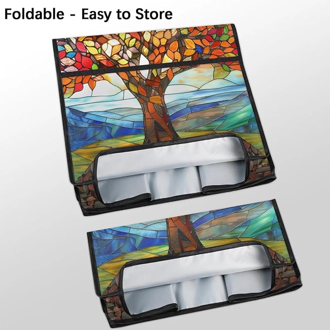 cfpolar Kitchen Aid Mixer Cover Compatible with 6-8 Quarts Tree Of Life Pattern Stand Mixer Cover Kitchen Aid Mixers Accessories Appliance Organizer Bag Dust Covers with Zipper Pocket