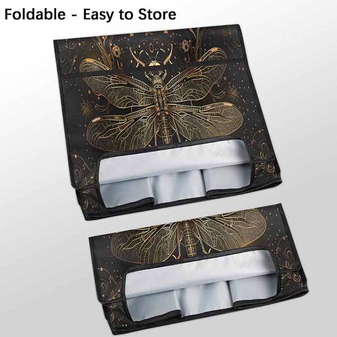 cfpolar Kitchen Aid Mixer Cover Compatible with 6-8 Quarts Vintage Dragonfly Black Stand Mixer Cover Kitchen Aid Mixers Accessories Appliance Organizer Bag Dust Covers with Zipper Pocket