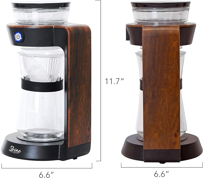Tribest Shine Kitchen Co. Autopour SCH-150 Automatic Pour Over Coffee Machine