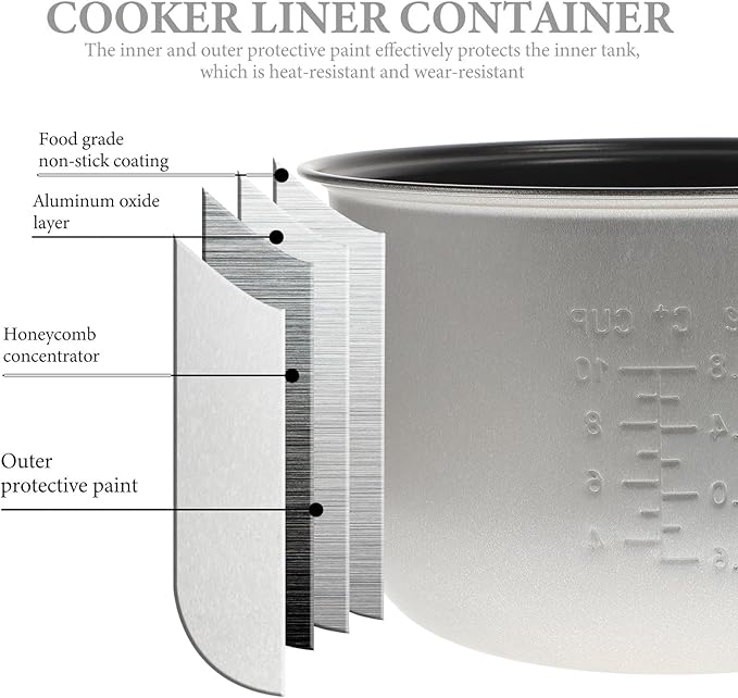 Instant Inner Pot Cooking Pot 5Qt Non-stick Rice Cooker Accessories for Home Kitchen Shop