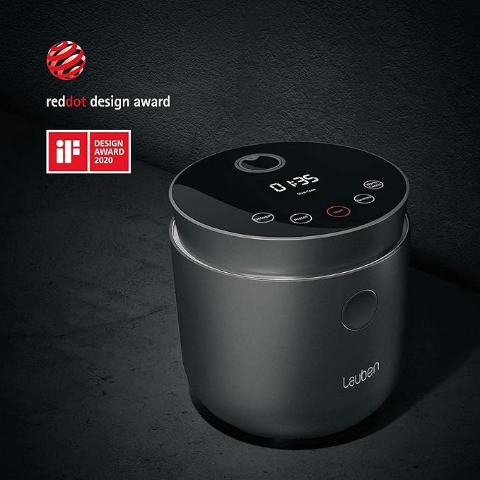 Low Sugar Rice Cooker Rice Cooker with Low Search Function 1.5L Delayed Start Keep Warm Inner Container Dishwasher Safe Non-Stick Coating (White)