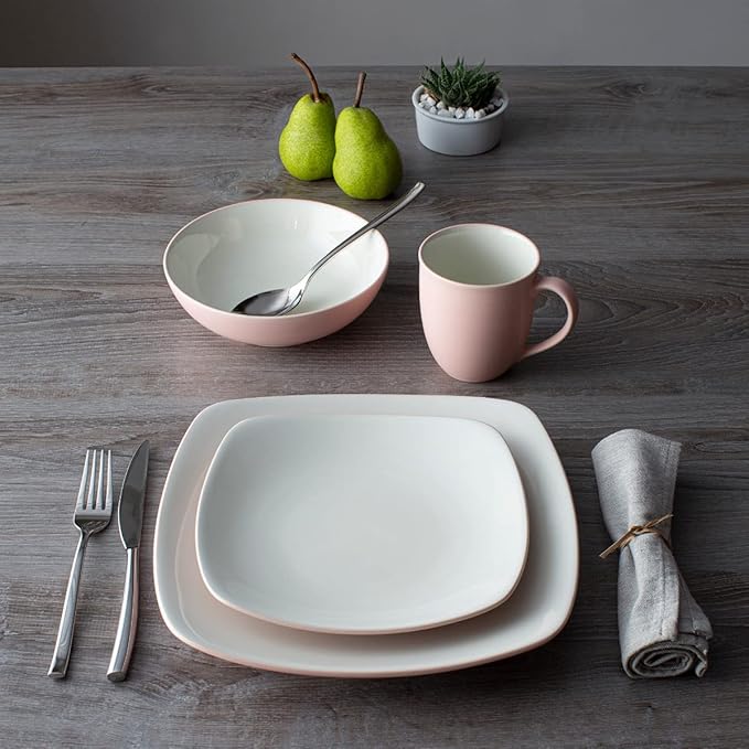 Noritake Colorwave Pink 4-Piece Square Place Setting Service for 1