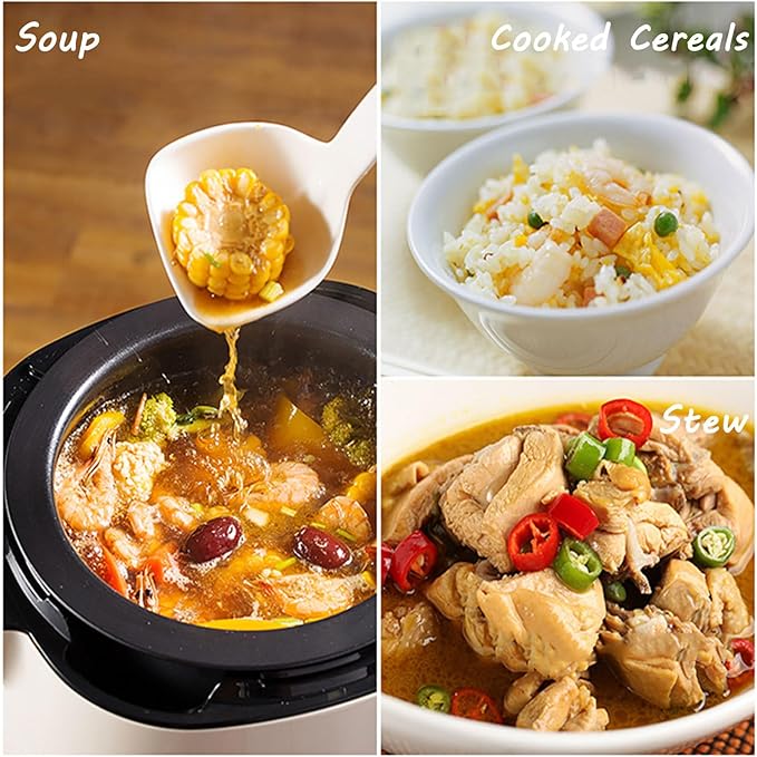 2000W 6L auto Cooking Wok Fried Rice MachineIntelligent Automatic Cooking MachineThree Speed Adjustable360 ° Automatic Rotation for Stir FryingStewingCooking