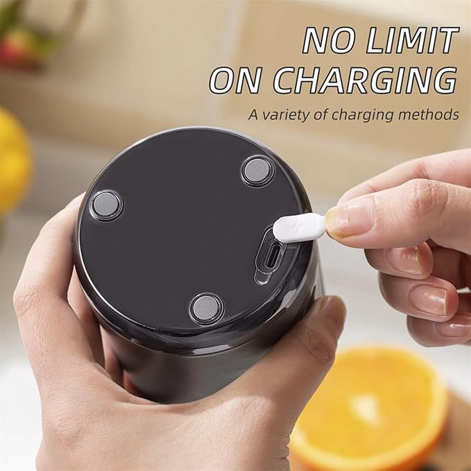200W Portable Blending Machine Rechargeable Machine Cup Juicer Fruit Mixer 600ml Juicer Maker Multifunctional Smoothie Maker