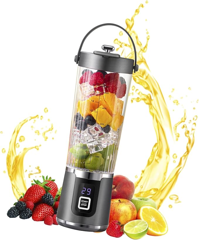 200W Portable Blending Machine Rechargeable Machine Cup Juicer Fruit Mixer 600ml Juicer Maker Multifunctional Smoothie Maker