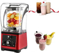 Noise-Reducing Blender with a Soundproof Cover Silent Countertop Juicer/Blender 3-Second Quick Ice Crushing for Puree Milkshake Juice Drink and Ice with Silent Cover(Red)