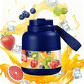 Blue Portable Blender 27oz Personal Smoothie Maker for Shakes and Juices USB-C Rechargeable Travel Blender for Fruits and Vegetables Mini On-the-Go Juicer Cup for GymOffice &amp Outdoor