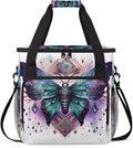 Gothic Butterfly Coffee Maker Carrying Bag Artistic Butterfly Travel Storage Bag Compatible with K-Mini or K-Mini Plus Single Serve Coffee Brewer Carrying Case with Multiple Pockets &amp Shoulder S