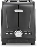 Cuisinart Core Collection 2-Slice Toaster | Extra-Long Slots for Artisan Bread Bagel | High-Lift Quickview™ | Single Slice &amp Defrost Function | +30sec Toast Boost | Removable Crumb Tray Black