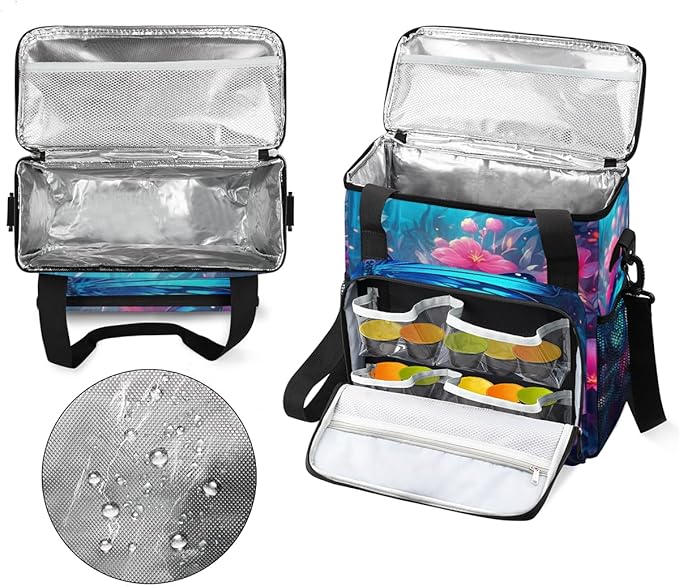 Watercolor Butterfly Coffee Maker Carrying Bag Gothic Butterfly Travel Storage Bag Compatible with K-Mini or K-Mini Plus Single Serve Coffee Brewer Carrying Case with Pockets &amp Shoulder Strap
