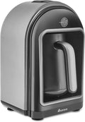 KARACA Hatır Turkish Coffee Maker 5 Cups Electric Turkish Coffee Machine with Ember Mode Automatic Temperature Control Overflow Protection Audible &amp Visual Alerts Galaxy Grey