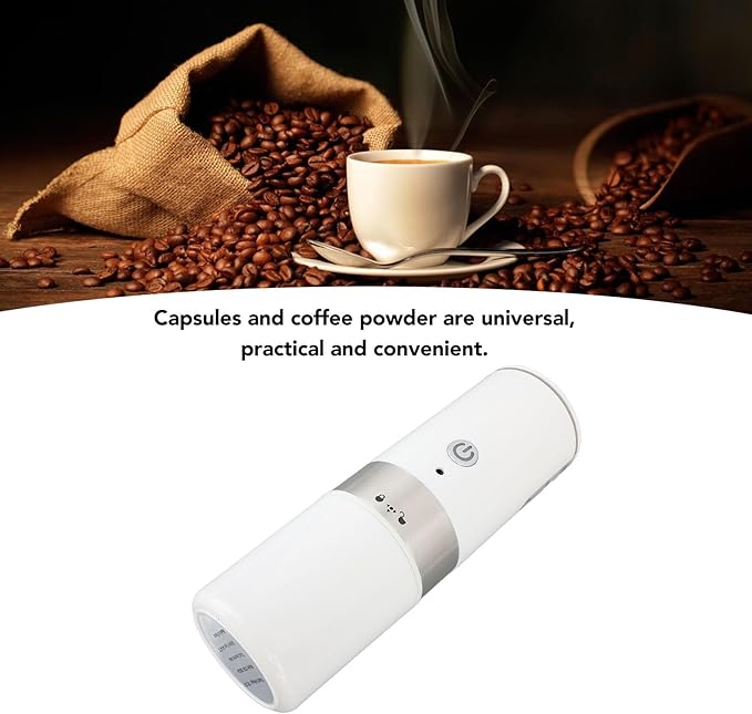 Coffee MachinePortable Fully Automatic Coffee Capsule Ground Universal Coffee Maker for Travel Office Business