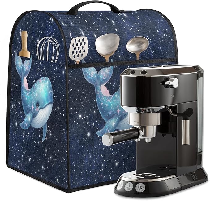 cfpolar Kitchen Aid Mixer Cover Compatible with 6-8 Quarts Animal Whale Starry Sky Stand Mixer Cover Kitchen Aid Mixers Accessories Appliance Organizer Bag Dust Covers with Zipper Pocket