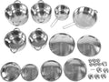 Six piece cookware set with glass lid wide mouth design includes a frying pan saucepan and milk pot suitable for induction cooktops
