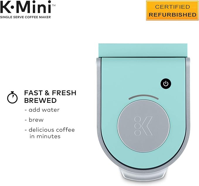 Keurig K-Mini Coffee Maker Certified Refurbished Oasis (Renewed)