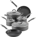 Circulon 83903 Radiance Hard Anodized Nonstick Cookware Pots and Pans Set 10 Piece Gray