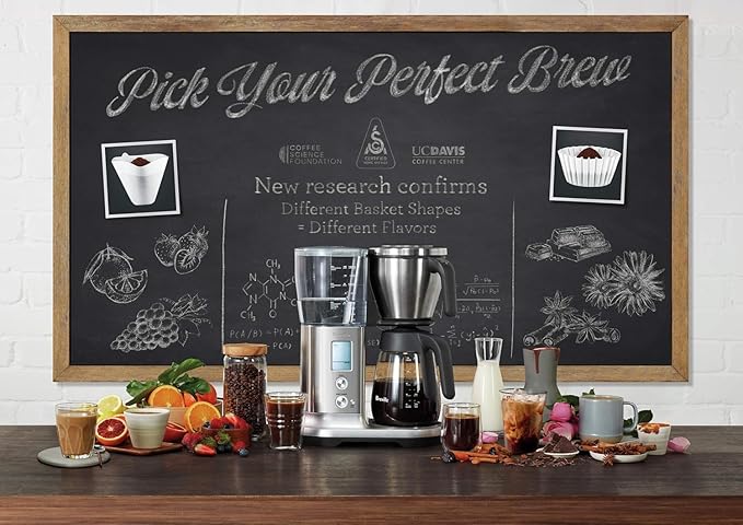 Breville BDC400BSS Precision Brewer Drip Coffee Maker Brushed Stainless Steel Glass Carafe