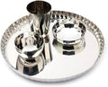 Stainless Steel Citrus Dinner Set Heavy Gauge Dinnerware 4 Pieces (Stainless Steel (Heavy Guage) Citrus Dinner Set)