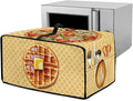Doojoayie Waffle Toaster Cover 4 Slice Small Appliance Dust Protector Bread Making Machine Cover Compatible with Toaster/Kitchen Appliance 18.5x14.5x 9
