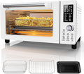 Nuwave Bravo Pro Convection Air Fryer Toaster Oven Combo 2025 New and Improved 10-in-1 50°-450°F Temp Controls Quick &amp Even Crisp Technology 21Qt Capacity Cream PFAS Free