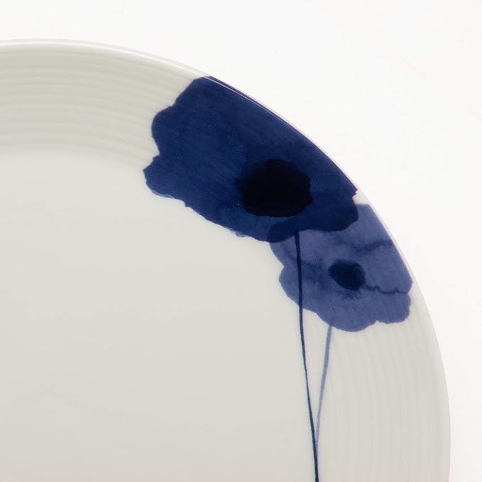 Narumi 52188-5919 Spring Field Plate Diameter 7.9 inches (20 cm) Blue Anemone Microwave Safe Dishwasher Safe Made in Japan