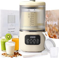 10 in 1 Nut Milk Maker Machine58oz Auto Soy Milk Maker with 20 BladesLED DisplayNut Milk Maker with 24H Delay Start&amp12H Keep WarmAlmond Milk MakerOatSoyPlant-Based MilkJuice for Homemade