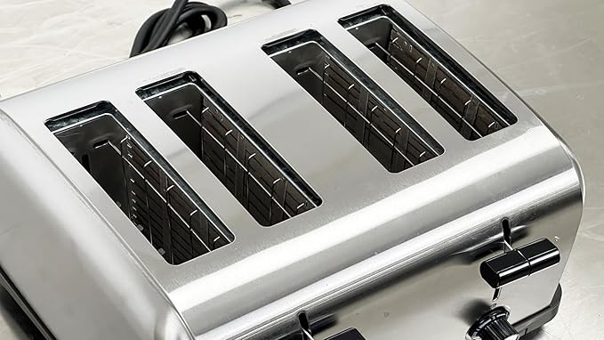 Commercial Manual 4 Slice Toaster ETL