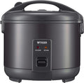 Tiger JNP-S10U-KY 5.5 Cup Capacity White Rice Cooker with Non-Stick Inner Pot Retractable Power Cord and Keep Warm up to 12 hours (Obsidian Black)