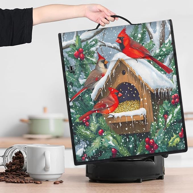 cfpolar Kitchen Aid Mixer Cover Compatible with 6-8 Quarts Autumn Bird Castle Stand Mixer Cover Kitchen Aid Mixers Accessories Appliance Organizer Bag Dust Covers with Zipper Pocket