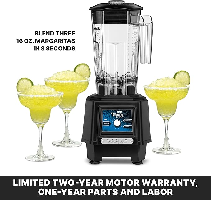 Waring Commercial 2 HP BlenderVariable Dial Controls with 48 oz. BPA-Free Copolyester Container