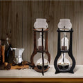 DNYSYSJ Iced Coffee Cold Brew Drip Tower 600ml Coffee Maker Ice Coffee Machine 6-8 Cup (Grey)