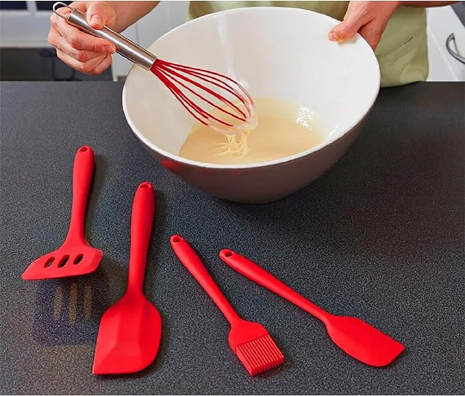 Kn608 5 in 1 Silicone Baking Tools Set Cookware Set Cookware Picnic Boiler Cookware