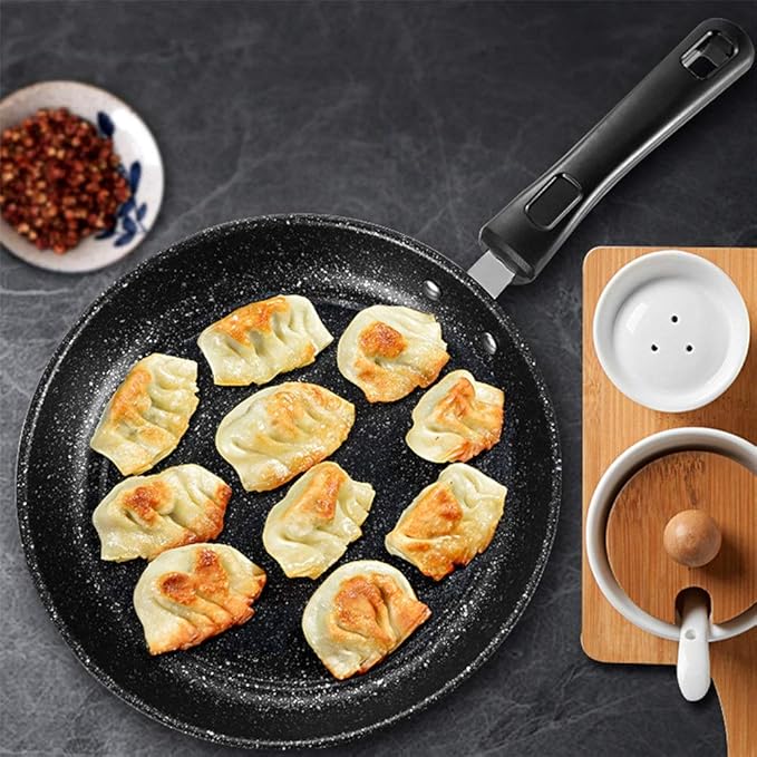 Pot Set Non-Stick Cookware Set for Professional Pans and Pans Including Cookers Cookware Cooking Set(A)