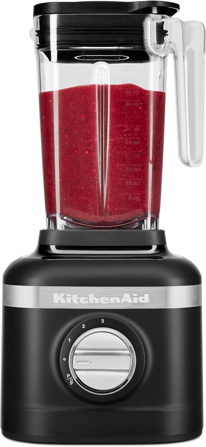 KitchenAid K150 48oz Ice Crushing Blender with Personal Jars Variable Speed Hand Blender with Blending Jar