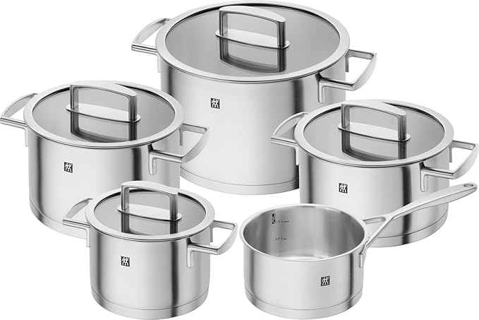 Zwilling Cookware Set Vitality 5 Parts Stainless Steel Silver 48 x 38 x 28 cm