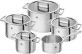 Zwilling Cookware Set Vitality 5 Parts Stainless Steel Silver 48 x 38 x 28 cm