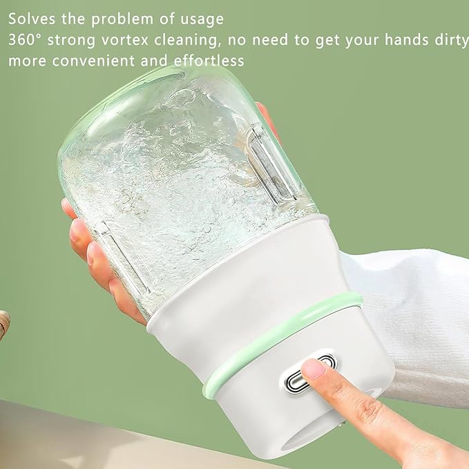 Personal Juicer Cup Portable Blender with 10 Pcs 304 Stainless Steel Blades 800 Ml Large Capacity and 19200r/Min Speed USB Rechargeable and Easy to Clean for Juice Shakes Smoothies