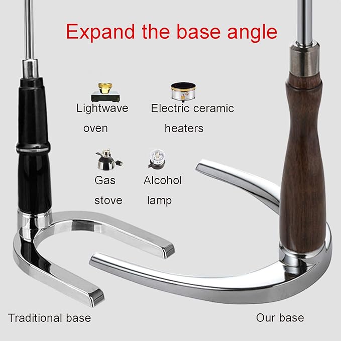 Syphon/Vacuum Glass Coffee MakerHand Siphon Coffee Maker PotCoffee Glass Syphon Siphon Vacuum Coffee Maker 3-5 CupHigh Temperature Resistant Glass5