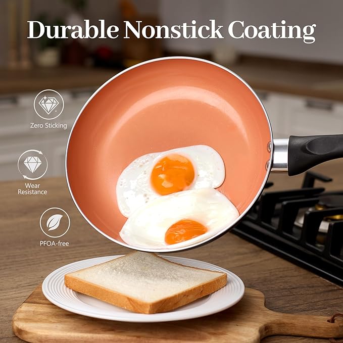 Ceramic Pots and Pans Set 15PCS Nonstick Set Ceramic Cookware Set Nonstick Pan Pots and Pans Set Non Stick Cookware set (With-Induction)